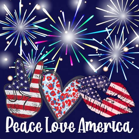 Peace Love America Poster Free Stock Photo Public Domain Pictures