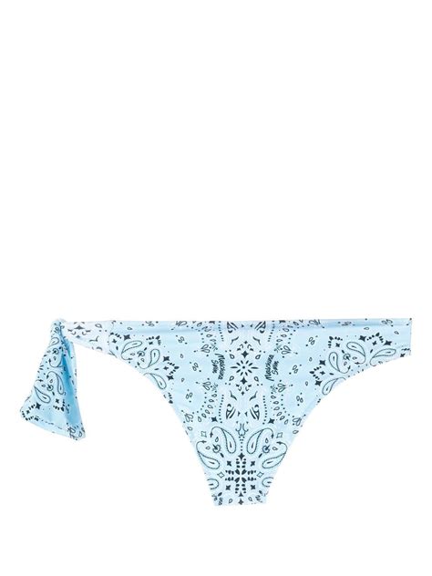 Moschino Bandana Print Bikini Bottoms Farfetch