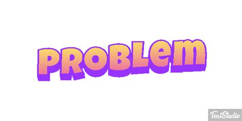 Problem Word Animated  Logo Designs