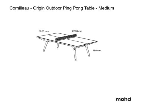 Origin Tavolo Da Ping Pong Da Esterno Medio Cornilleau Mohd Shop