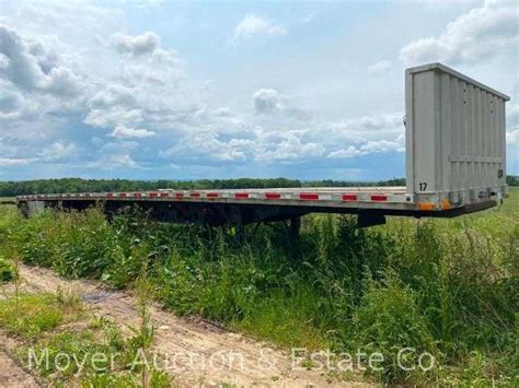 1999 Transcraft Eagle 48 Aluminum Flatbed Trailer Moyer Auction
