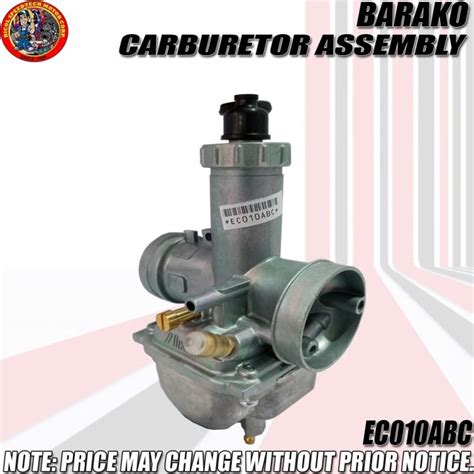 Barako Carburetor Assy Ec Abc Lazada Ph