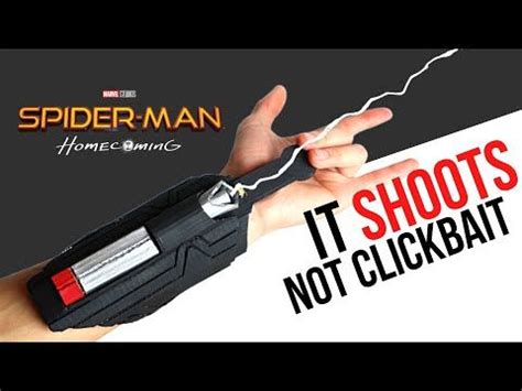 HOW TO MAKE Spider Man Web Shooter That Shoots EASY WITH TEMPLATES