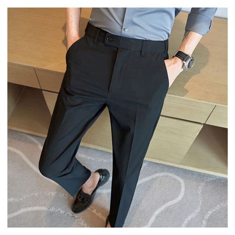 Fashion Official Trouser Pant -Black-Slim Fit Office Wear Men @ Best ...