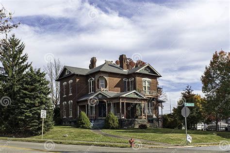 Victorian Brick House In Barnesville Editorial Image Image Of Belmont Downtown 260740810