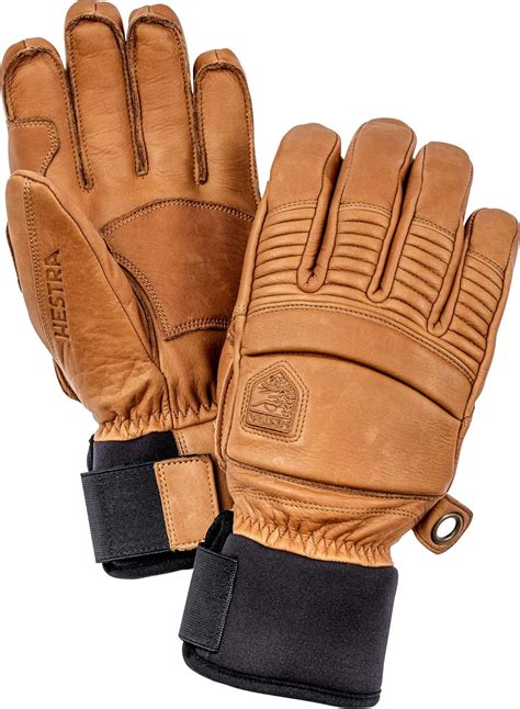 Hestra Mens Ski Gloves Fall Line Winter Cold Weather Leather Gloves