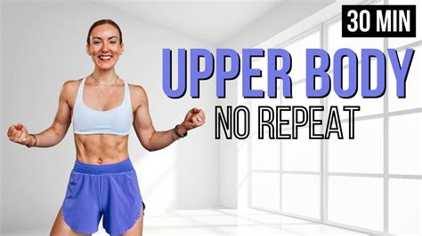 Min No Repeat Total Upper Body Workout With Dumbbells Tone