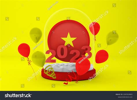 2023 Vietnam Globe 3d Rendering Stock Illustration 2247919943