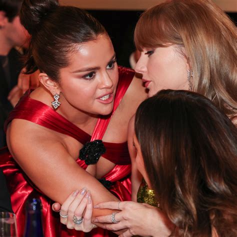 Selena Gomez Just Set The Record Straight About What She Told Taylor Swift At The Golden Globes