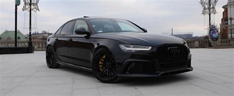 The Black RS6 Sedan That Audi Never Built Has 600 HP - autoevolution