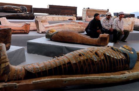 Egypt Finds Treasure Trove Of Over 100 Sarcophagi Malay Mail