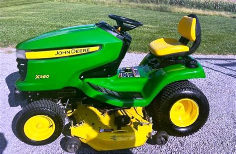 John Deere X360 Tractor Full Specifications And Information