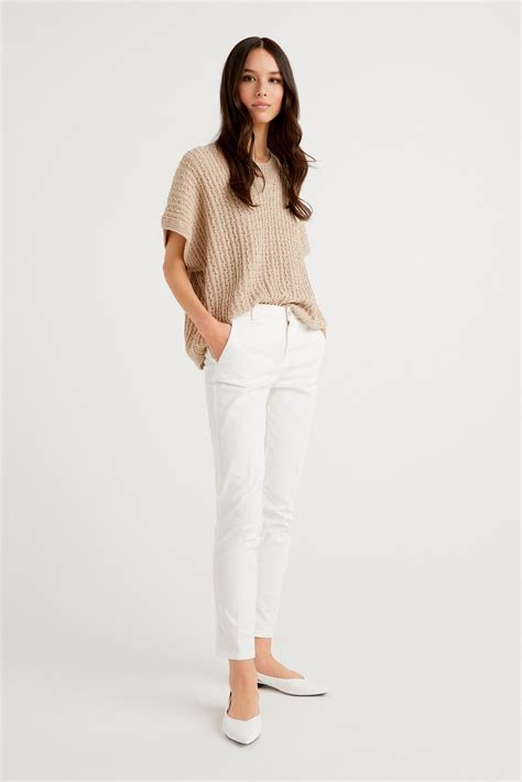 Womens Chino Trousers New Collection 2022 Benetton