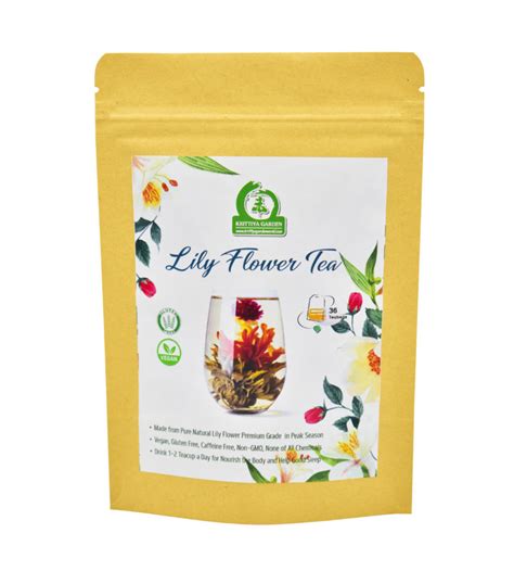 Lily Flower Tea Teabags Oz Krittiya Garden World