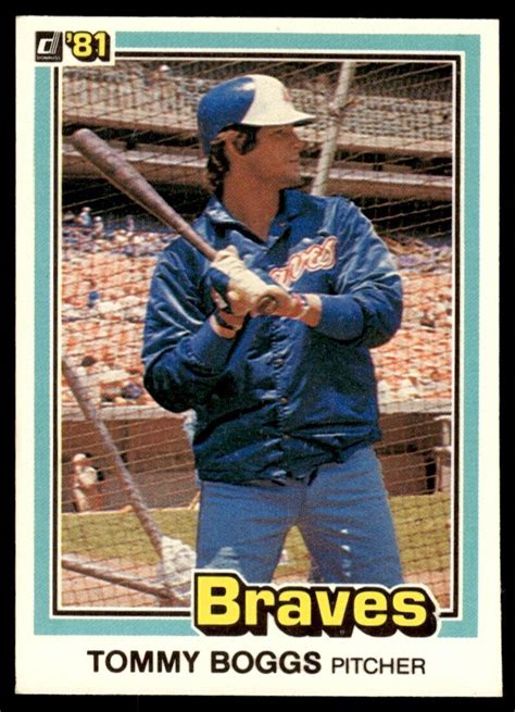 1981 Donruss Tommy Boggs Atlanta Braves 597 EBay