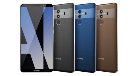 Begini Bocoran Desain Huawei Mate 10 Pro Mirip Flagship Mana Ya