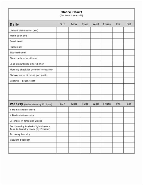 30 Free Blank Chart Templates Example Document Template