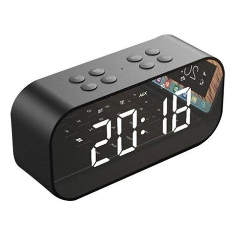 Беспроводные настольные часы-колонка BT501 с функцией Bluetooth и LED ...