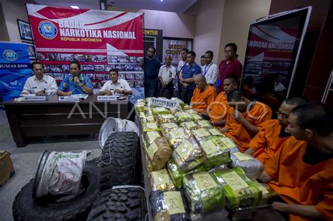 BNN UNGKAP JARINGAN NARKOBA ANTARA Foto