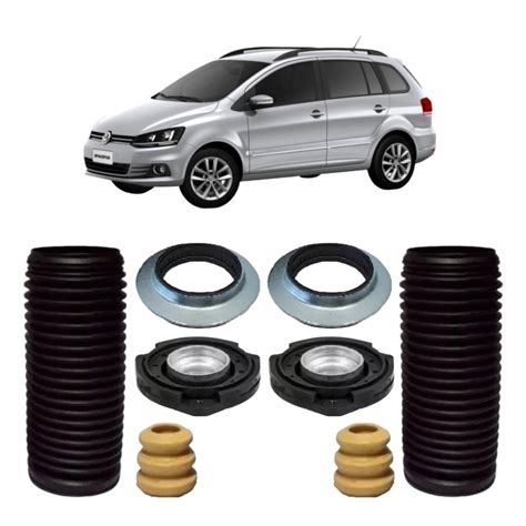 Kit Coxim Batente Rolamento Completo Amortecedor Dianteiro Vw Spacefox