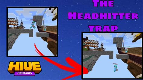 The HEADHITTER Trap In Hive Skywars YouTube