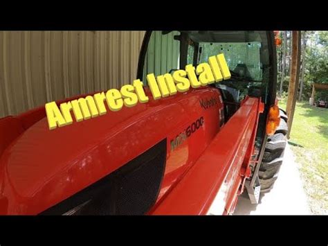 Kubota MX6000 Armrest Review and Install - YouTube