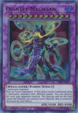 Quintet Magician Gfp En Ultra Rare St Edition Yu Gi Wang