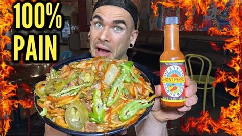 Super Spicy Ghost Pepper Noodle Challenge Very Painful Warning