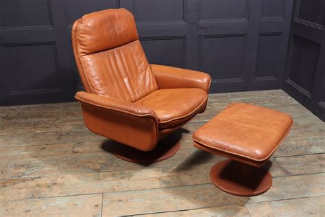 Antiques Atlas Mid Century Ds Reclining Swivel Chair And Stool