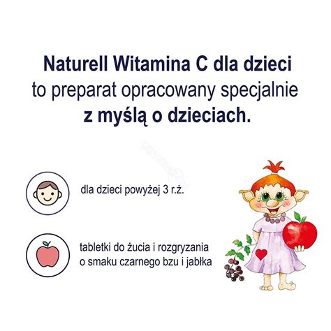 Naturell Witamina C Dla Dzieci X 60 Tabl Cena Apteka Internetowa