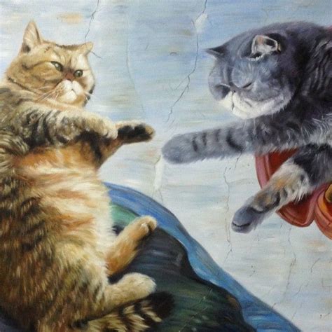 Funny Cat Paintings - Cat Mania