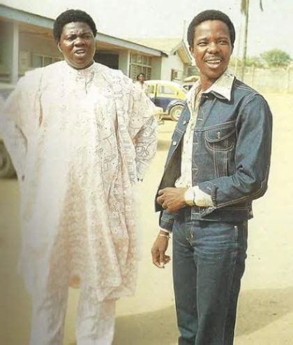 Throwback photo of two Nigerian music legends, Ebenezer Obey & Sunny Ade