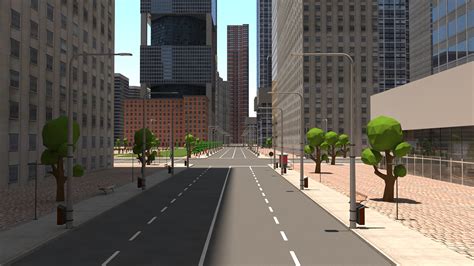 City 3d Model Behance