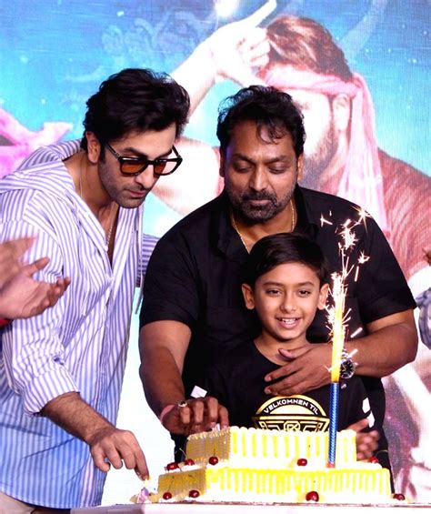 : Mumbai:Bollywood actor Ranbir Kapoor during The Birthday Celebration Of Ganesh Acharya.