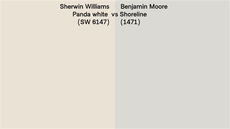 Sherwin Williams Panda White Sw Vs Benjamin Moore Shoreline