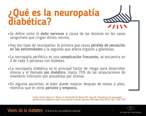 Poder Del Consumidor On Twitter La Neuropatía Diabética Es Una De Las Complicaciones Más