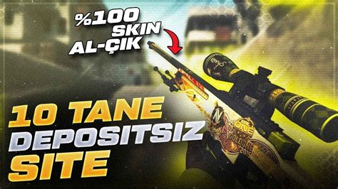 2022 CSGO BEDAVA SKİN KAZANABİLECEĞİNİZ TÜM SİTELER 2022 DEPOSİTSİZ