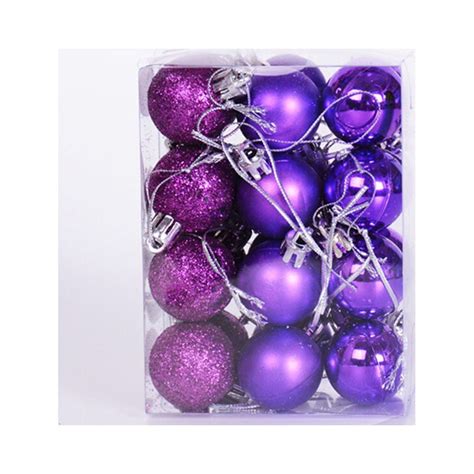 Christmas Hanging Balls 24pcs 4cm Christmas Tree Hanging Balls Plastic Pendants Christmas