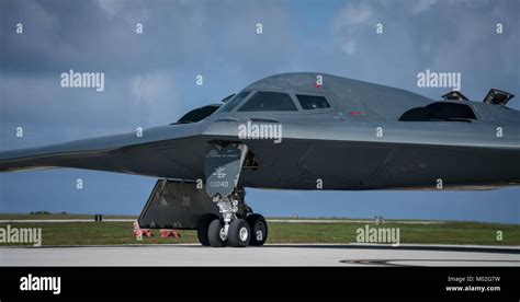 A B-2 Spirit, assigned to the 509th Bomb Wing, Whiteman Air Force Base ...