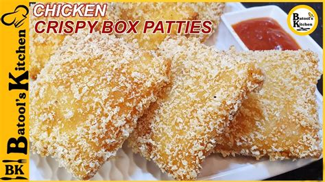 Crispy Box Patties Recipe Chicken Box Patties By Batools Kitchen