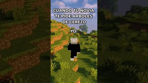 Cuando Tu Novia Te Pide árboles De Cerezo En Minecraft Minecraft Youtube