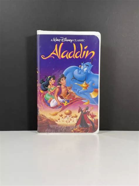 Aladdin Vhs 1993 Black Diamond Edition 1662 Walt Disney Classic £13