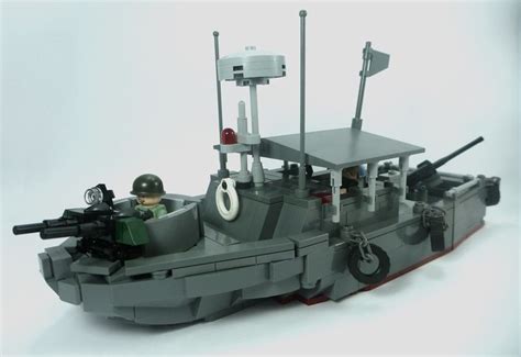 Usn Patrol River Boat Mkii 1 Lego Army Lego Military Lego Ship