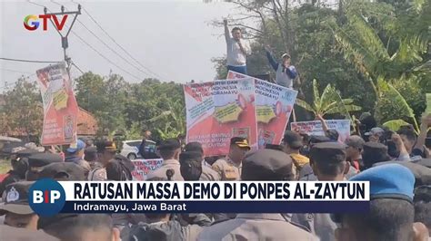 Ratusan Massa Demo Di Ponpes Al Zaytun Minta Panji Gumilang Jadi