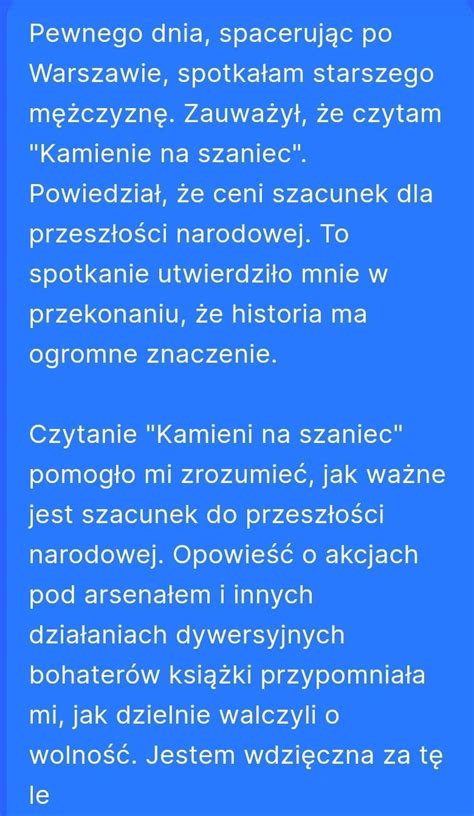 Napisz Opowiadanie Z Dialogiem Z Elementami Opisu Na Temat Moje