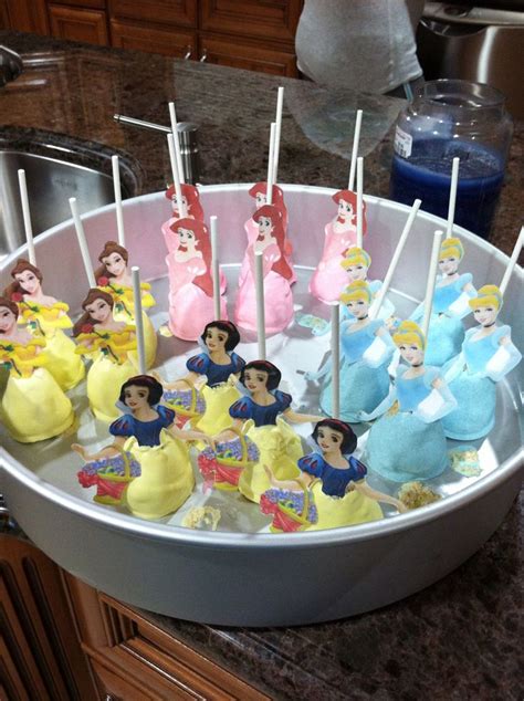 Princess Cake Pops Toppers