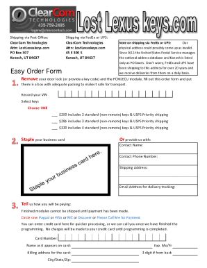 Fillable Online Cologuard Order Form Fill Out And Sign Printable Pdf