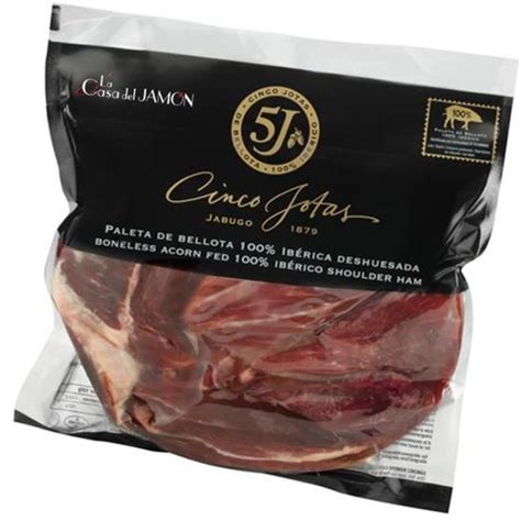 Centre Jambon d épaule Pata Negra pur Bellota 2 Kg 5 Jotas