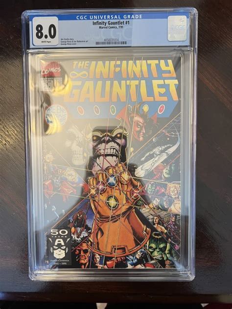 The Infinity Gauntlet Direct Edition Cgc Comic Books