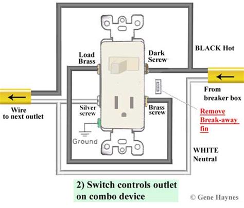 How To Connect Combination Switch And Outlet How To Wire